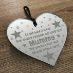 Mothers Day Gift For Mummy Hanging Heart Birthday