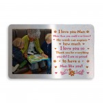 Gift For Nan Personalised Photo Wallet Insert Grandparent Gift