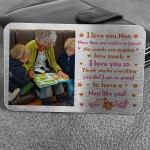 Gift For Nan Personalised Photo Wallet Insert Grandparent Gift