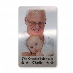 Gift For Grandad Personalised Wallet Card Insert Fathers Day