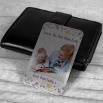 Personalised Mum Gift Novelty Metal Photo Card Gift For Birthday