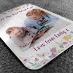 Personalised Mum Gift Novelty Metal Photo Card Gift For Birthday