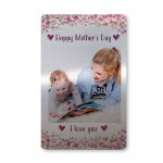 Personalised Mothers Day Metal Card Photo Gift For Mum Gift