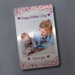 Personalised Mothers Day Metal Card Photo Gift For Mum Gift