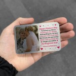 Mothers Day Gift For Mum Memorial Gift Personalised Wallet Card 