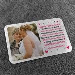 Mothers Day Gift For Mum Memorial Gift Personalised Wallet Card 