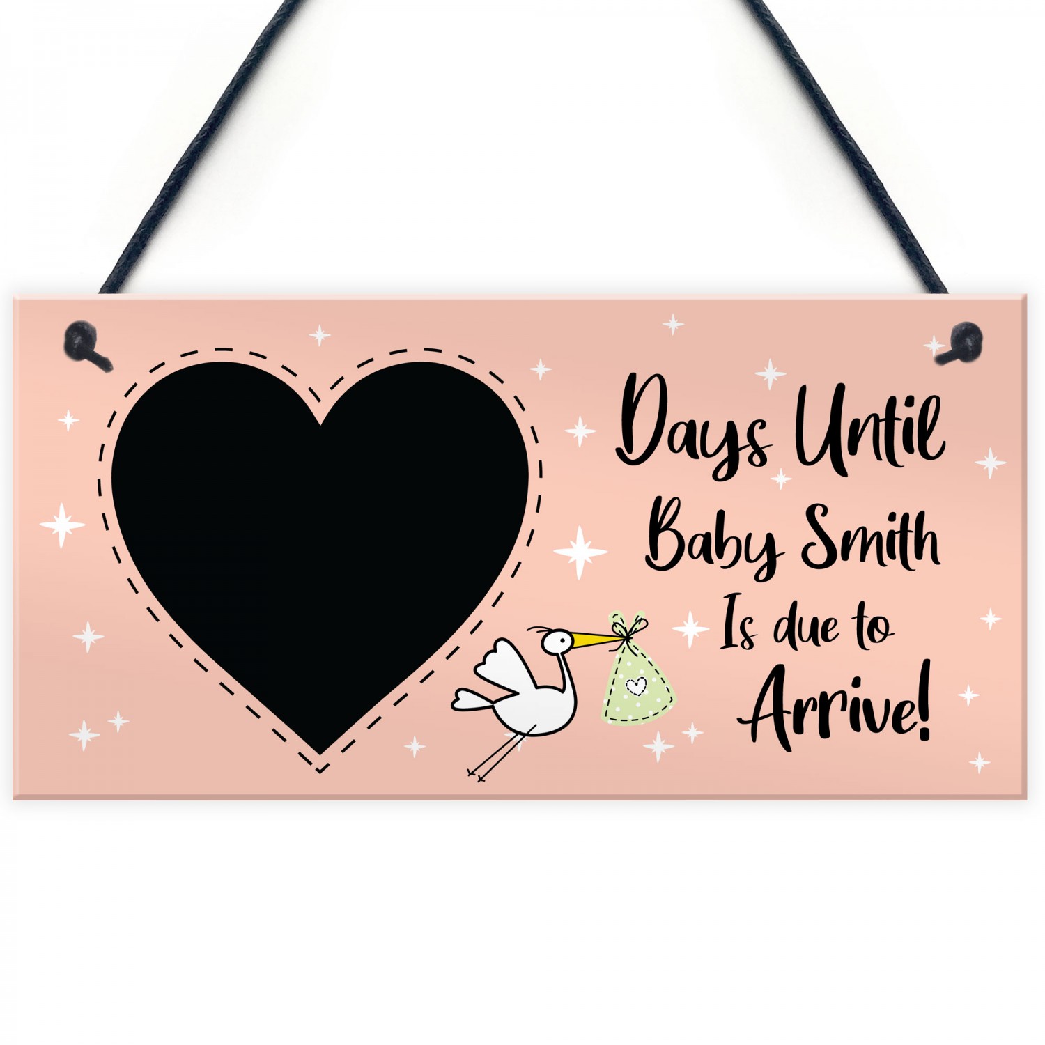 personalised baby countdown