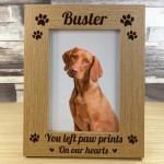 Personalised 7x5 Pet Memorial Photo Frame Dog Memorial Frame