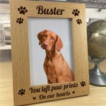 Personalised 7x5 Pet Memorial Photo Frame Dog Memorial Frame