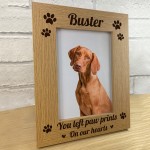 Personalised 7x5 Pet Memorial Photo Frame Dog Memorial Frame