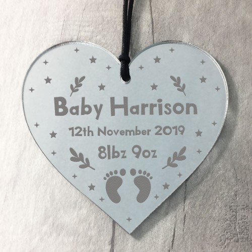 Personalised Newborn Baby Gift Present For Baby Boy Girl