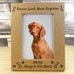 Personalised Pet Memorial 7x5 Photo Frame Dog Memorial Frame