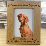 Personalised Pet Memorial 7x5 Photo Frame Dog Memorial Frame