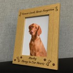 Personalised Pet Memorial 7x5 Photo Frame Dog Memorial Frame