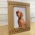 Personalised Pet Memorial 7x5 Photo Frame Dog Memorial Frame