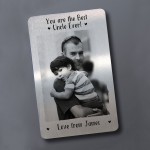 Best Uncle Gift Personalised Metal Card Quirky Brother Gifts