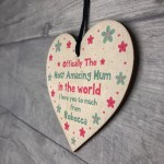 Personalised Mum Mummy Gift From Daughter Son Heart Mothers Day