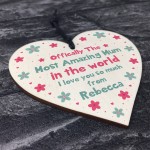 Personalised Mum Mummy Gift From Daughter Son Heart Mothers Day