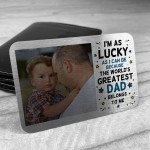 Greastest Dad Gift From Daughter Son Personalised Wallet Card