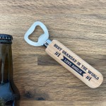 Personalised Bottle Opener Gift For GRANDAD Novelty Birthday