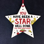 Thank You Gift For Student From Teacher Wood Star Leaving School