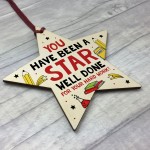 Thank You Gift For Student From Teacher Wood Star Leaving School