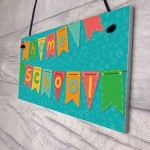 Home School Sign Hanging Door Plaque Classroom Sign Gift