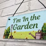 Novelty Garden Hanging Signs And Plaques Backyard Allotment