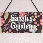 Personalised Garden Sign Gift For Her Birthday Gifts For Mum Nan