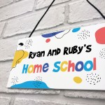 Classroom Sign Personalised Hanging Sign Home School Plaque