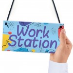 Gift For Teacher Teaching Assistant Hanging Sign Work Station