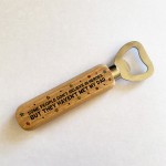 Novelty Dad Gift Ideas Wooden Bottle Opener Gift For Fathers Day