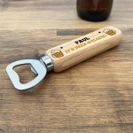 Personalised Gift For Men Bottle Opener Funny Dad Brother Son