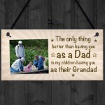 Gift For Grandad Dad Fathers Day Gift Personalised Plaque