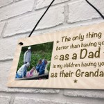 Gift For Grandad Dad Fathers Day Gift Personalised Plaque