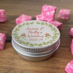 Personalised Wedding Favour Tin Wedding Table Decoration Gift