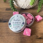 Personalised Thank You Gift For Bridesmaid Wedding Favour Tin