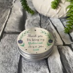 Personalised Thank You Gift For Bridesmaid Wedding Favour Tin