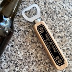 Personalised Gift For Uncle Birthday Wooden Bottle Opener Funny