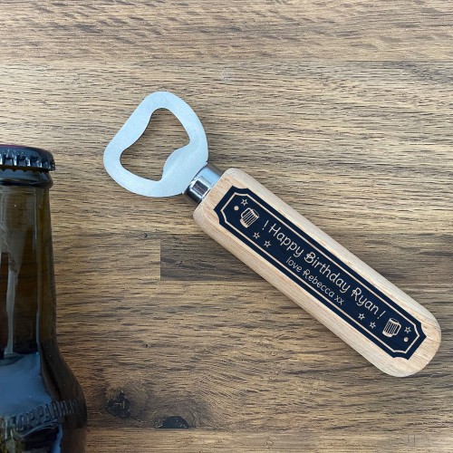 Personalised Novelty Birthday Gift Bottle Opener Gift For Him