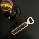 Personalised Novelty Birthday Gift Bottle Opener Gift For Him