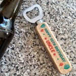 Quirky Birthday Gift For Uncle Wooden Bottle Opener Gift For Him