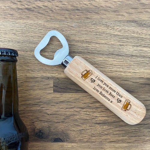 PERSONALISED Novelty Bottle Opener Gift For Boyfriend Husband