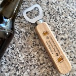 PERSONALISED Novelty Bottle Opener Gift For Boyfriend Husband