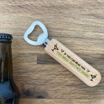 Funny Wooden Bottle Opener Novelty Gifts For Him Beer Birthday