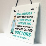 Thank You Gift For Doctor NHS Hospital Gift Hanging Plaque