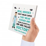 Thank You Gift For Doctor NHS Hospital Gift Hanging Plaque