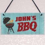 Novelty BBQ Sign Personalised Plaque Gift For Him Home Garden