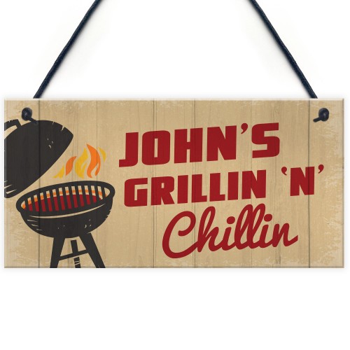 Novelty Personalised BBQ Barbecue Sign Accessories Funny Gifts