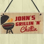 Novelty Personalised BBQ Barbecue Sign Accessories Funny Gifts